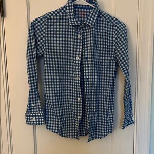 Cat & Jack Blue and White Checkered Boys’ Shirt
